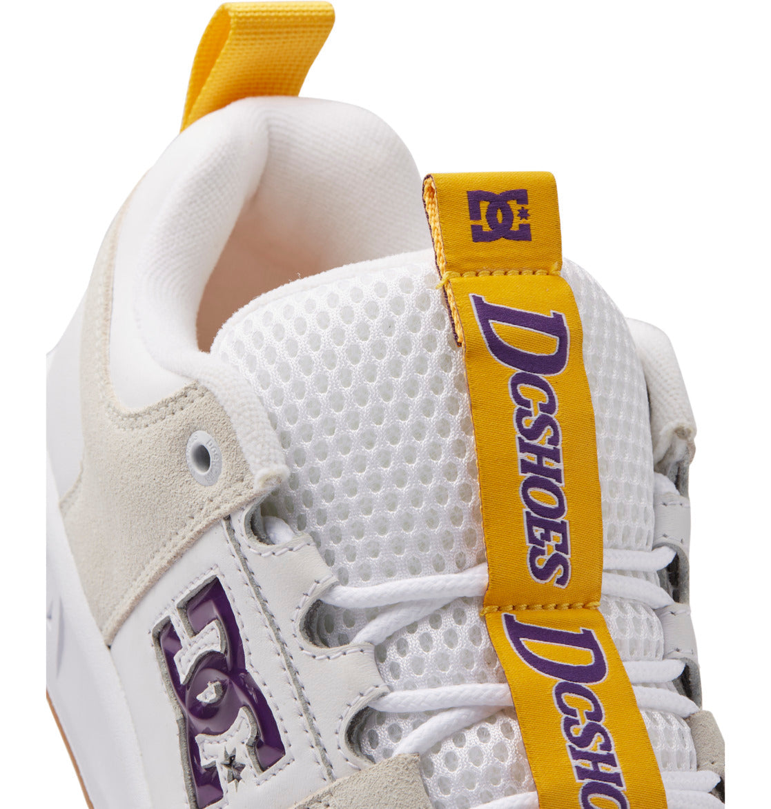 DC Lynx OG Men Skate Shoes White / Purple | US-9501EUD