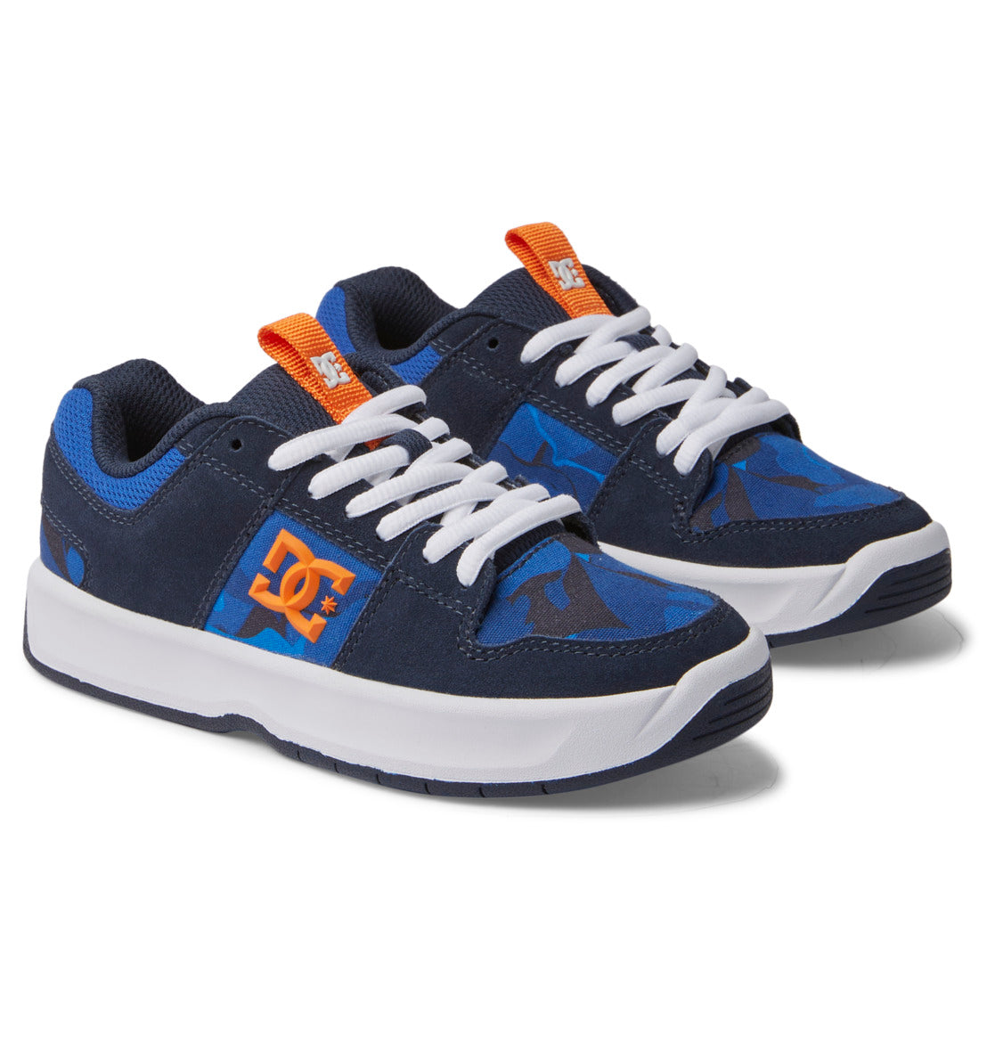 DC Lynx Zero Kids' Sneakers Blue / Orange | US-3971AEH