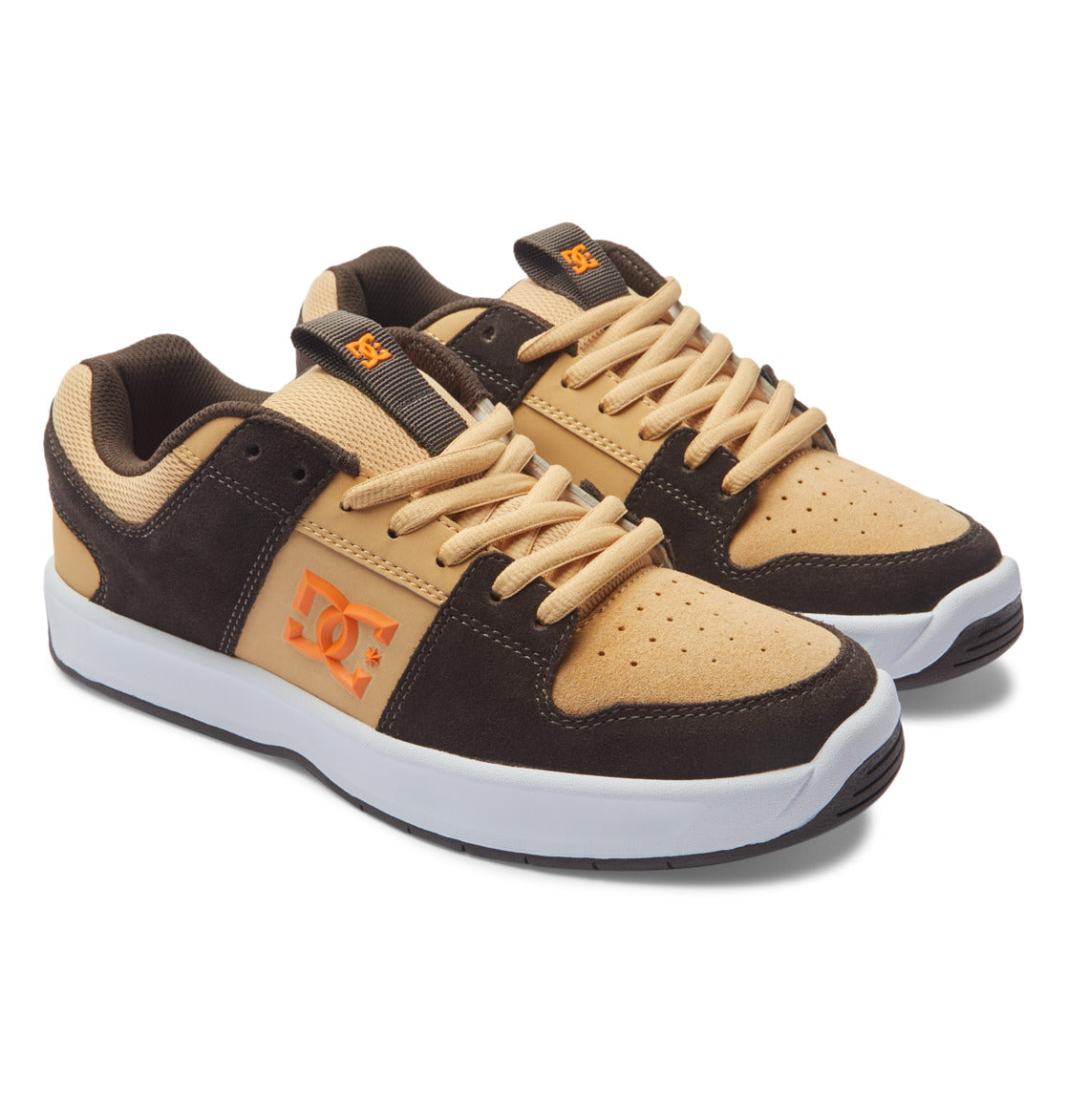 DC Lynx Zero Men Skate Shoes Brown / Orange | US-6780EUB