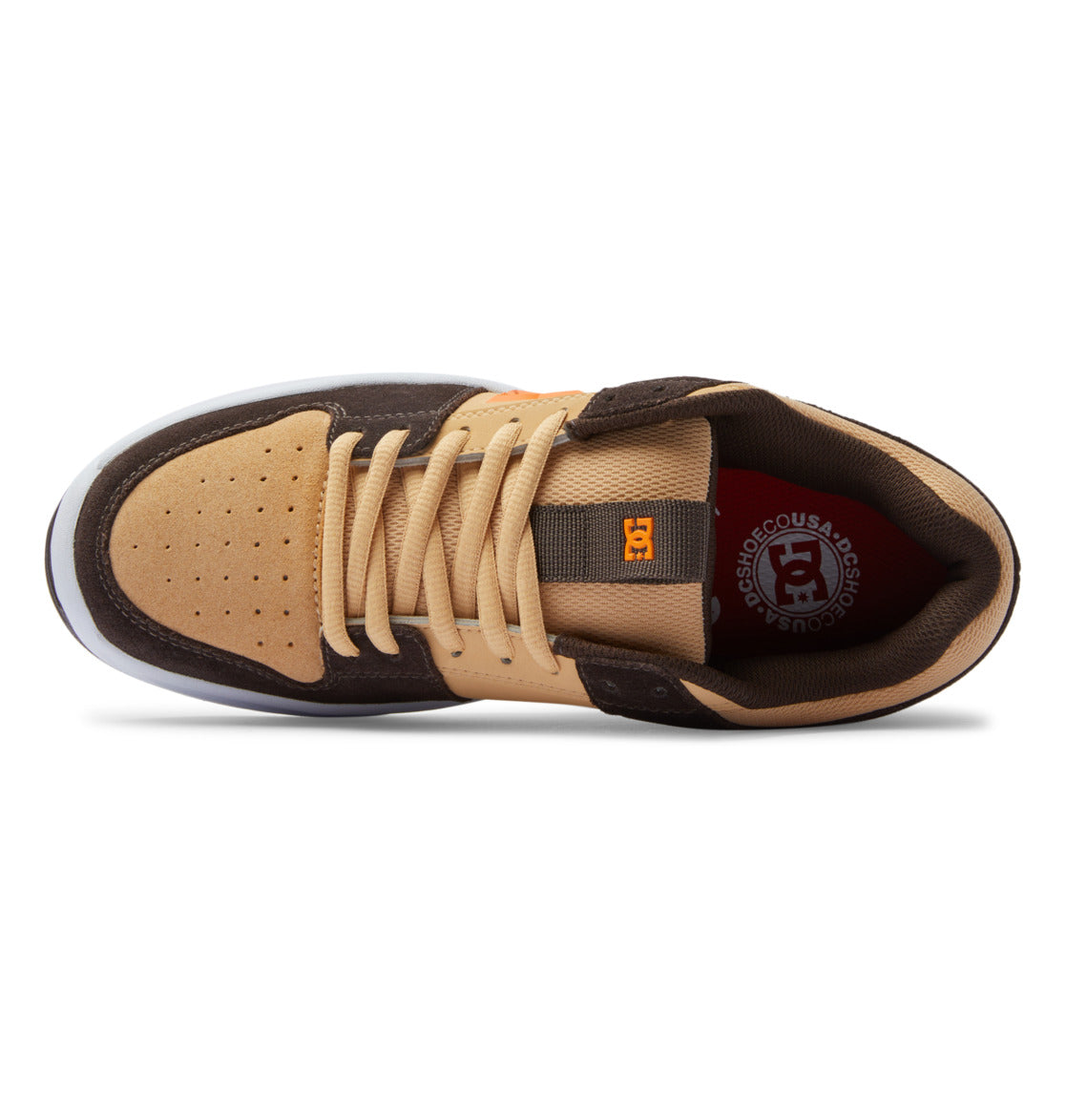 DC Lynx Zero Men Skate Shoes Brown / Orange | US-6780EUB