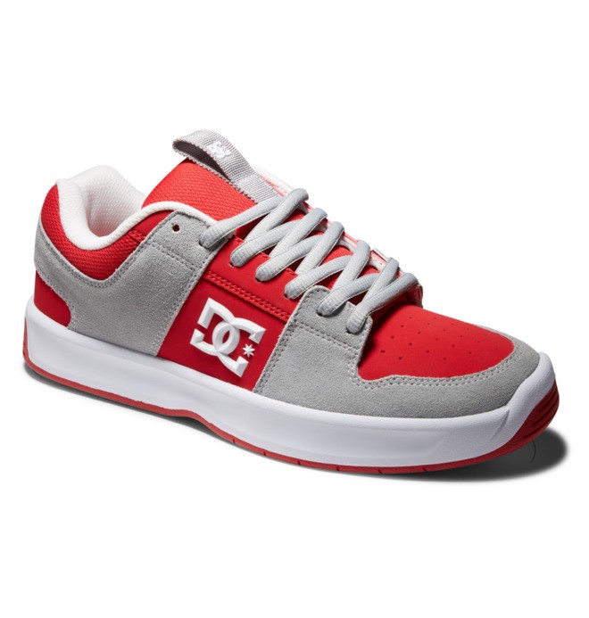 DC Lynx Zero Men Skate Shoes Grey / Red | US-6798MVI