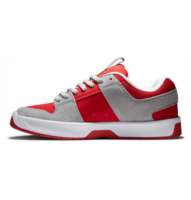 DC Lynx Zero Men Skate Shoes Grey / Red | US-6798MVI