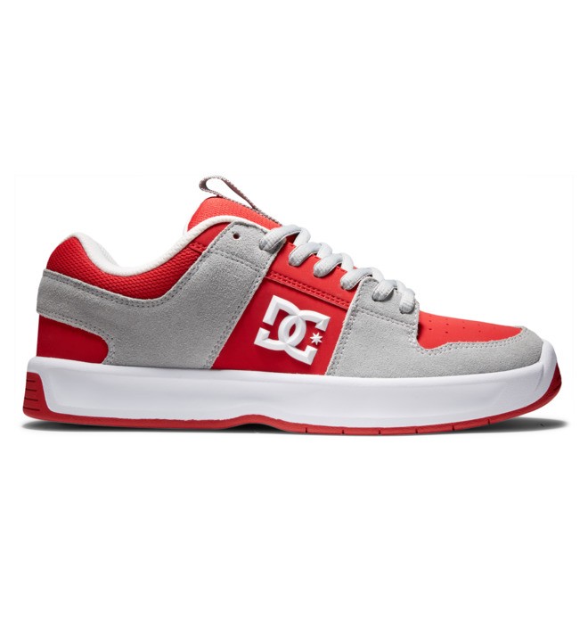 DC Lynx Zero Men Skate Shoes Grey / Red | US-6798MVI