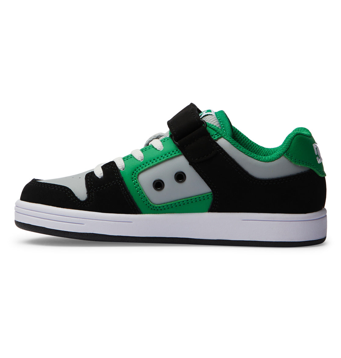 DC Manteca 4 Elastic Lace Kids' Sneakers Black / Green | US-2691OSP