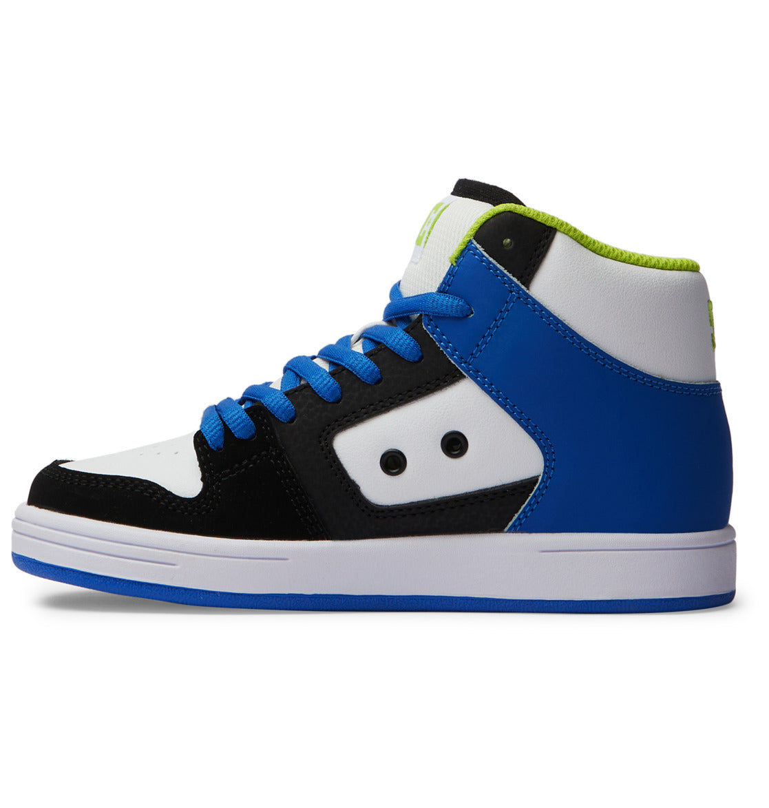 DC Manteca 4 HI Kids' Sneakers Black / Blue / Green | US-6835HIA