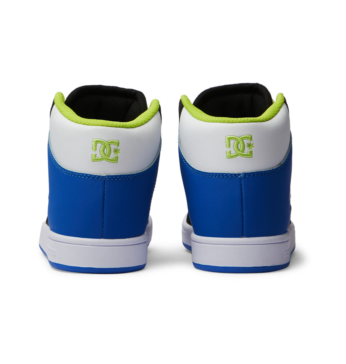 DC Manteca 4 HI Kids' Sneakers Black / Blue / Green | US-6835HIA