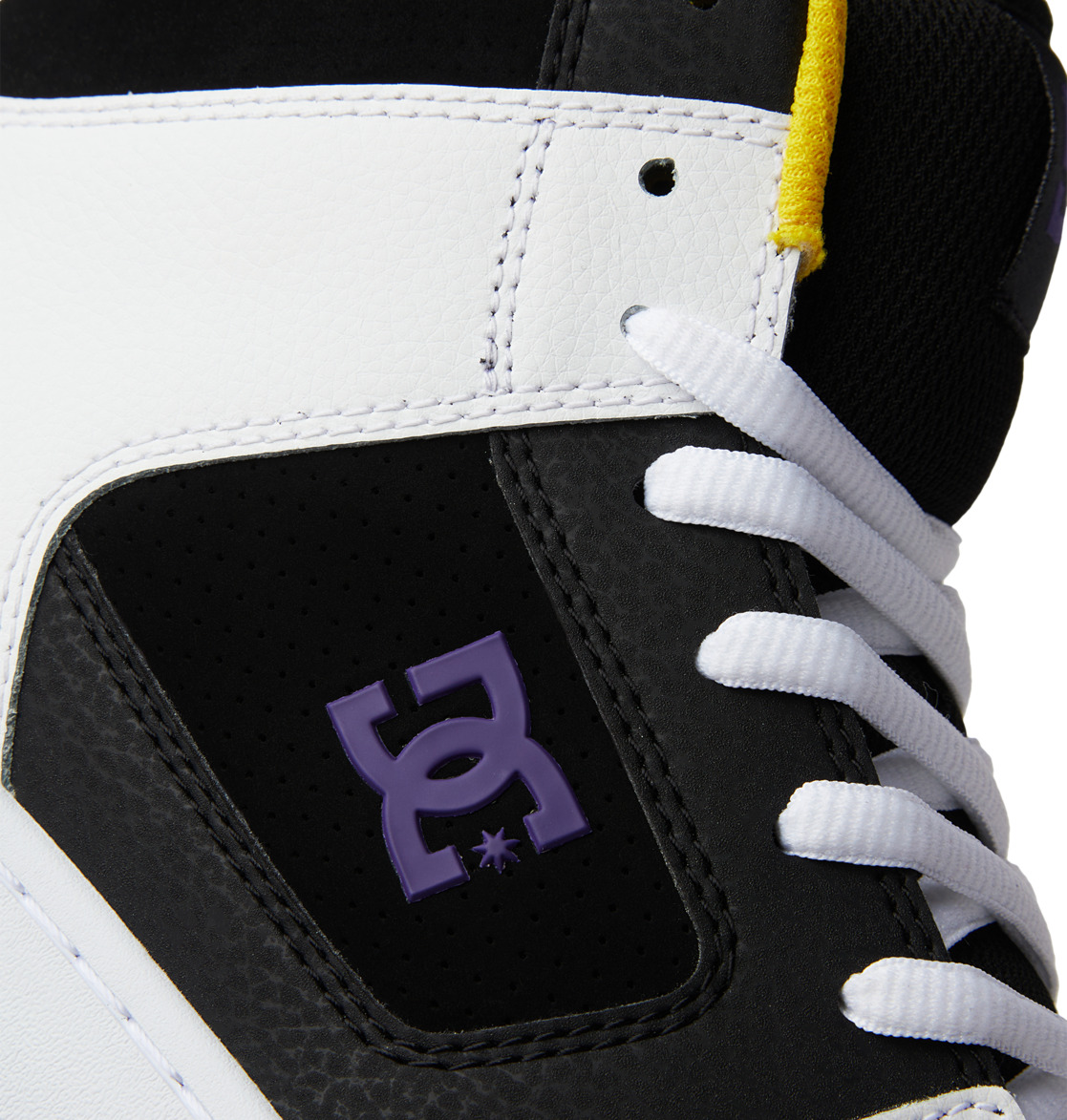 DC Manteca 4 Hi High-Top Men Sneakers Black / White / Purple | US-5904RTP