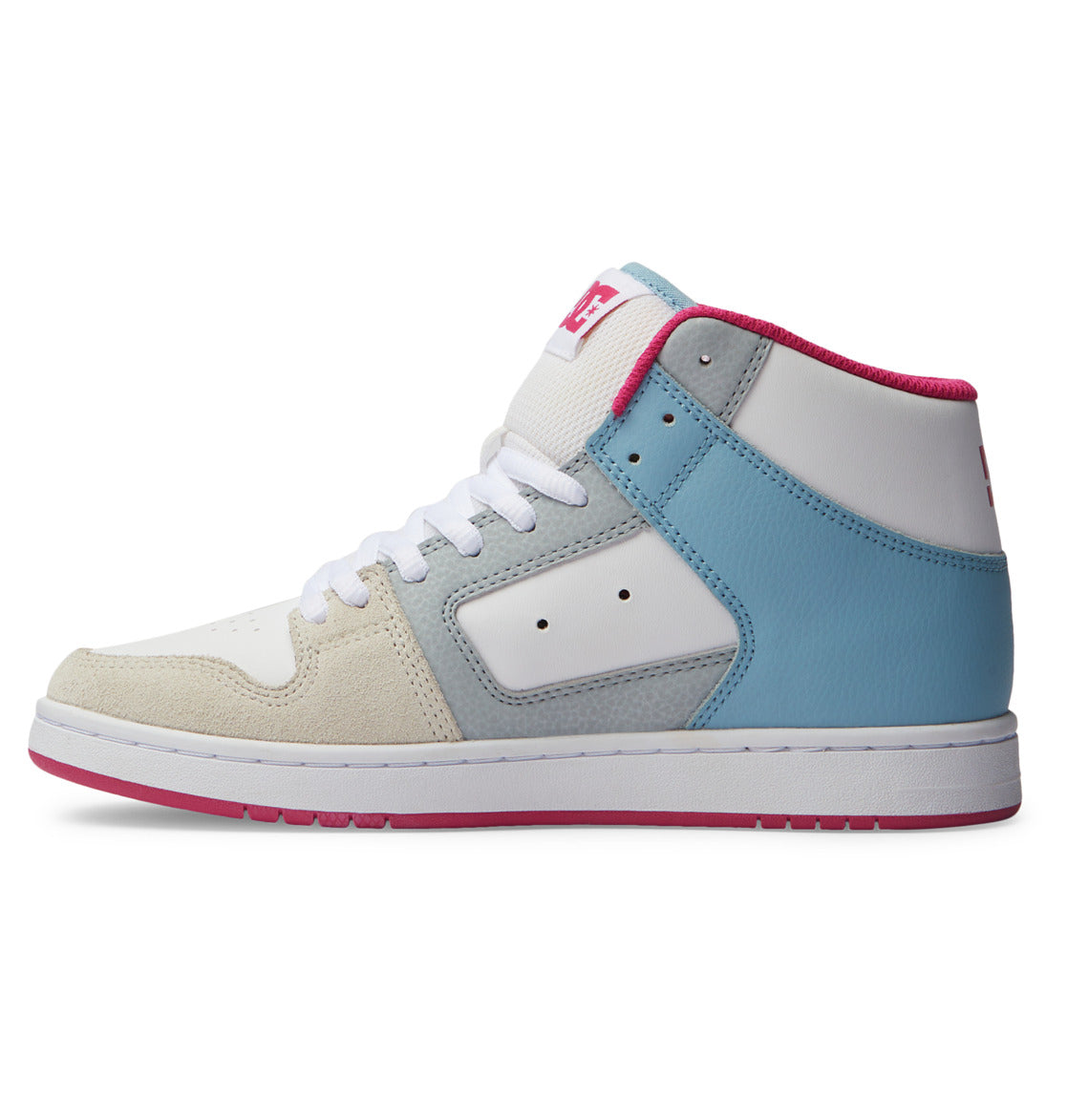 DC Manteca 4 Hi High-Top Women Sneakers Blue / Pink | US-1425QBC