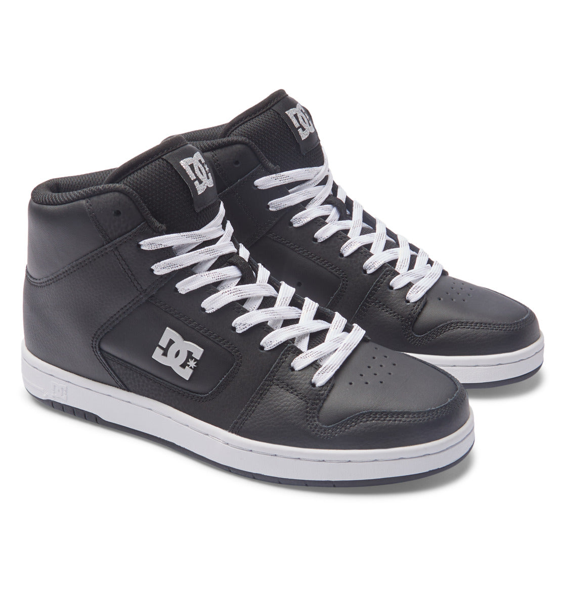 DC Manteca 4 Hi High-Top Women Sneakers Black / Silver | US-4982MUF