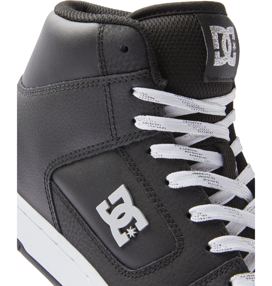 DC Manteca 4 Hi High-Top Women Sneakers Black / Silver | US-4982MUF