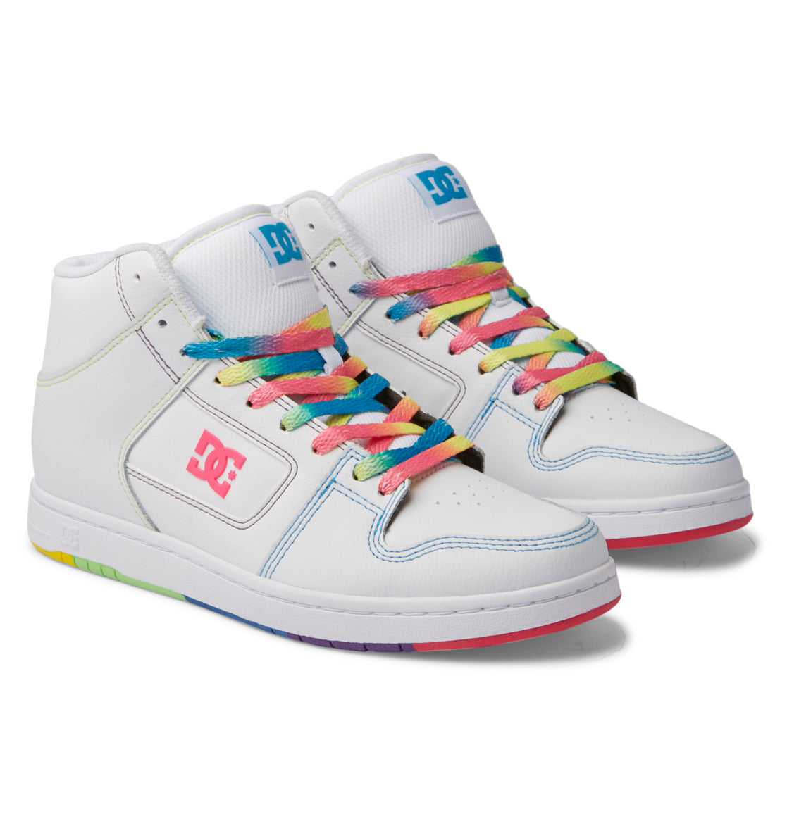 DC Manteca 4 Hi High-Top Women Sneakers White / Multicolor | US-2689TRG