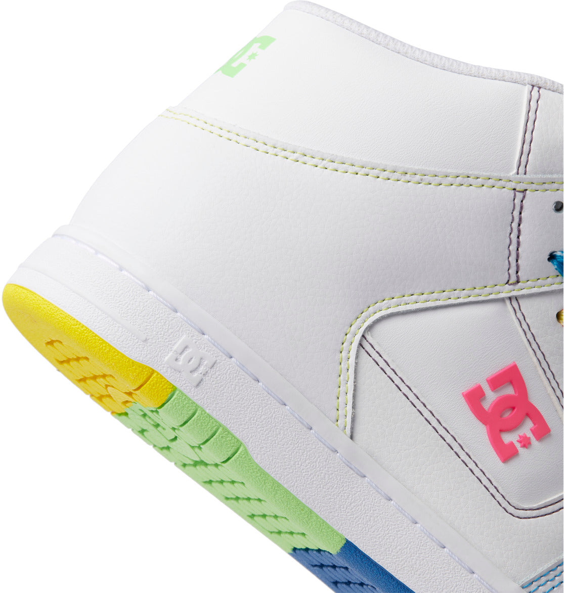 DC Manteca 4 Hi High-Top Women Sneakers White / Multicolor | US-2689TRG