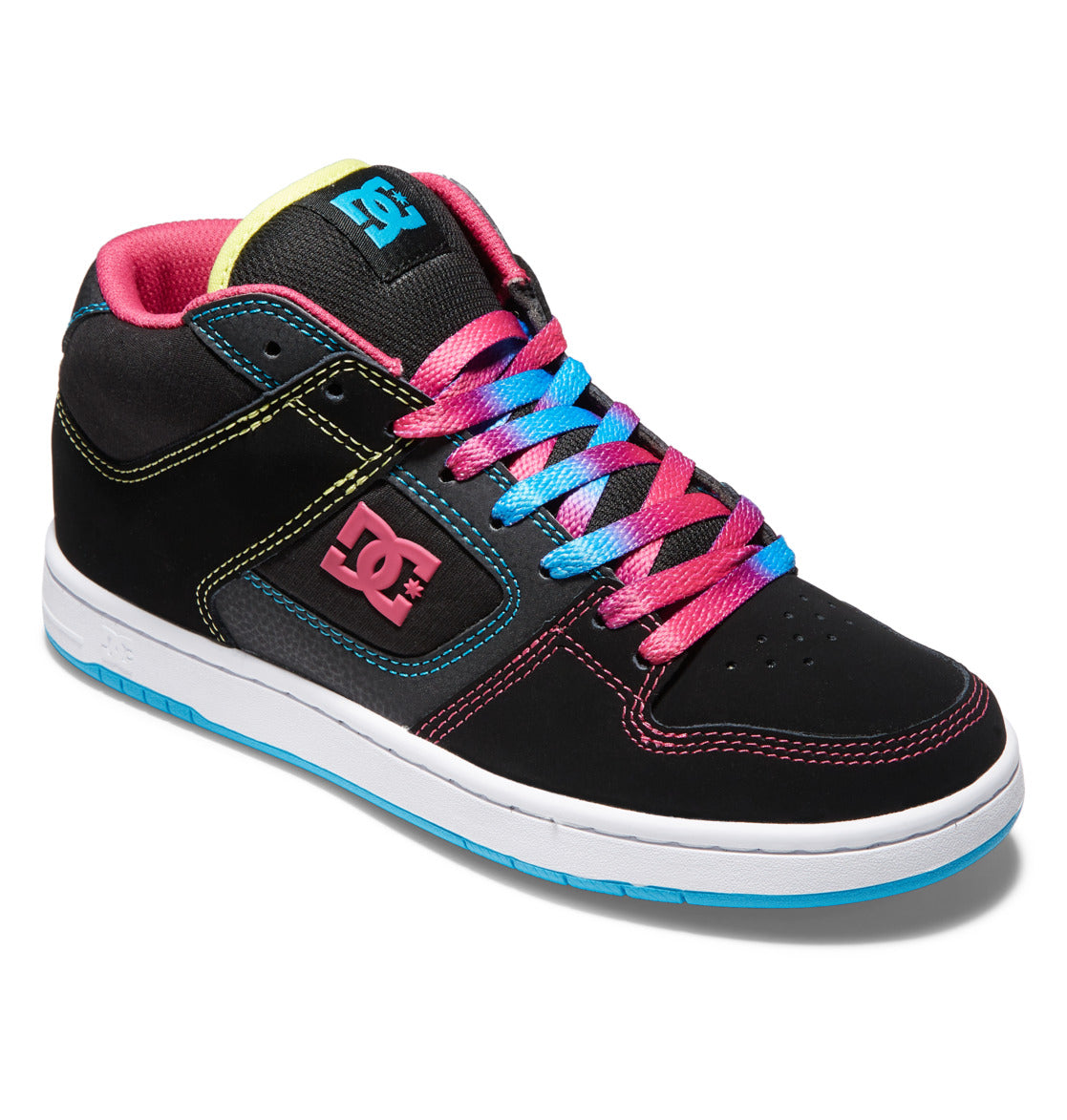 DC Manteca 4 MID Mid-Top Women Sneakers Black / Multicolor | US-0951JAU