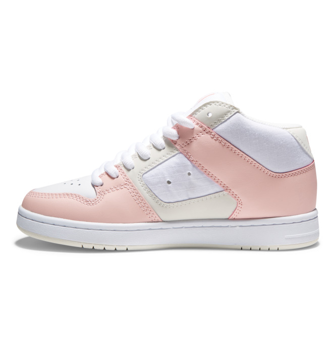 DC Manteca 4 MID Mid-Top Women Sneakers White Pink | US-2087ZXP