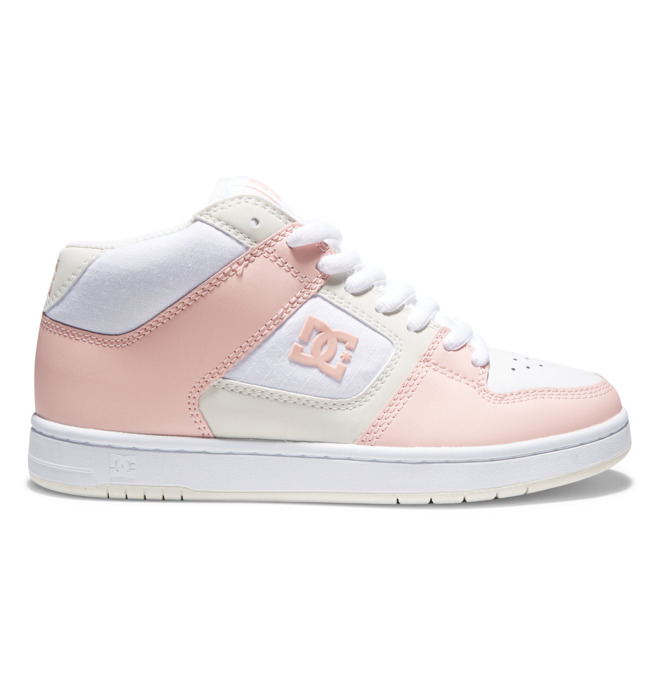 DC Manteca 4 MID Mid-Top Women Sneakers White Pink | US-2087ZXP