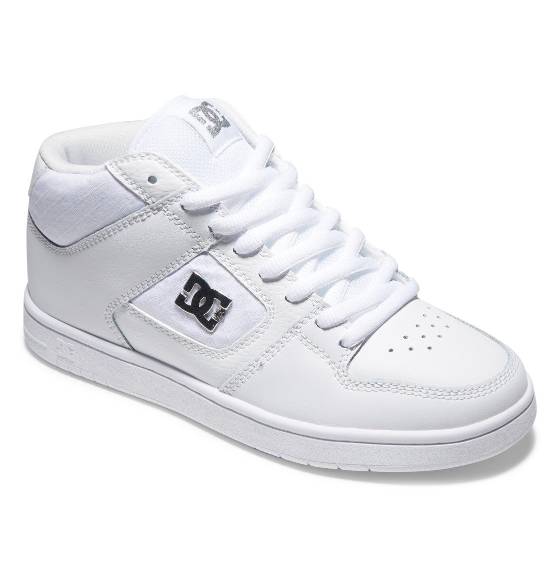 DC Manteca 4 MID Mid-Top Women Sneakers White / Silver | US-3762OMA