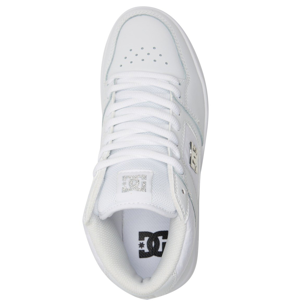 DC Manteca 4 MID Mid-Top Women Sneakers White / Silver | US-3762OMA