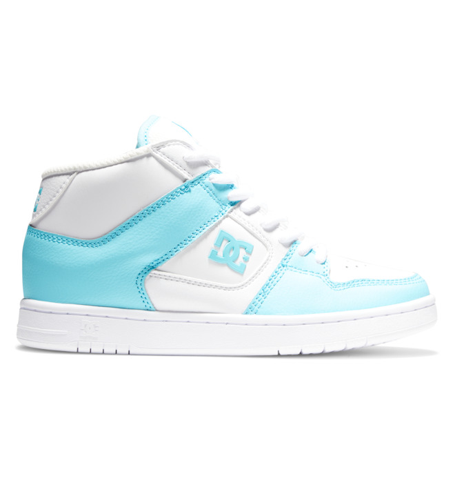 DC Manteca 4 MID Mid-Top Women Sneakers White Blue | US-8265RQI