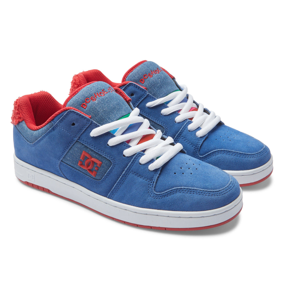 DC Manteca 4 Men Skate Shoes Blue / Red | US-1489IBA