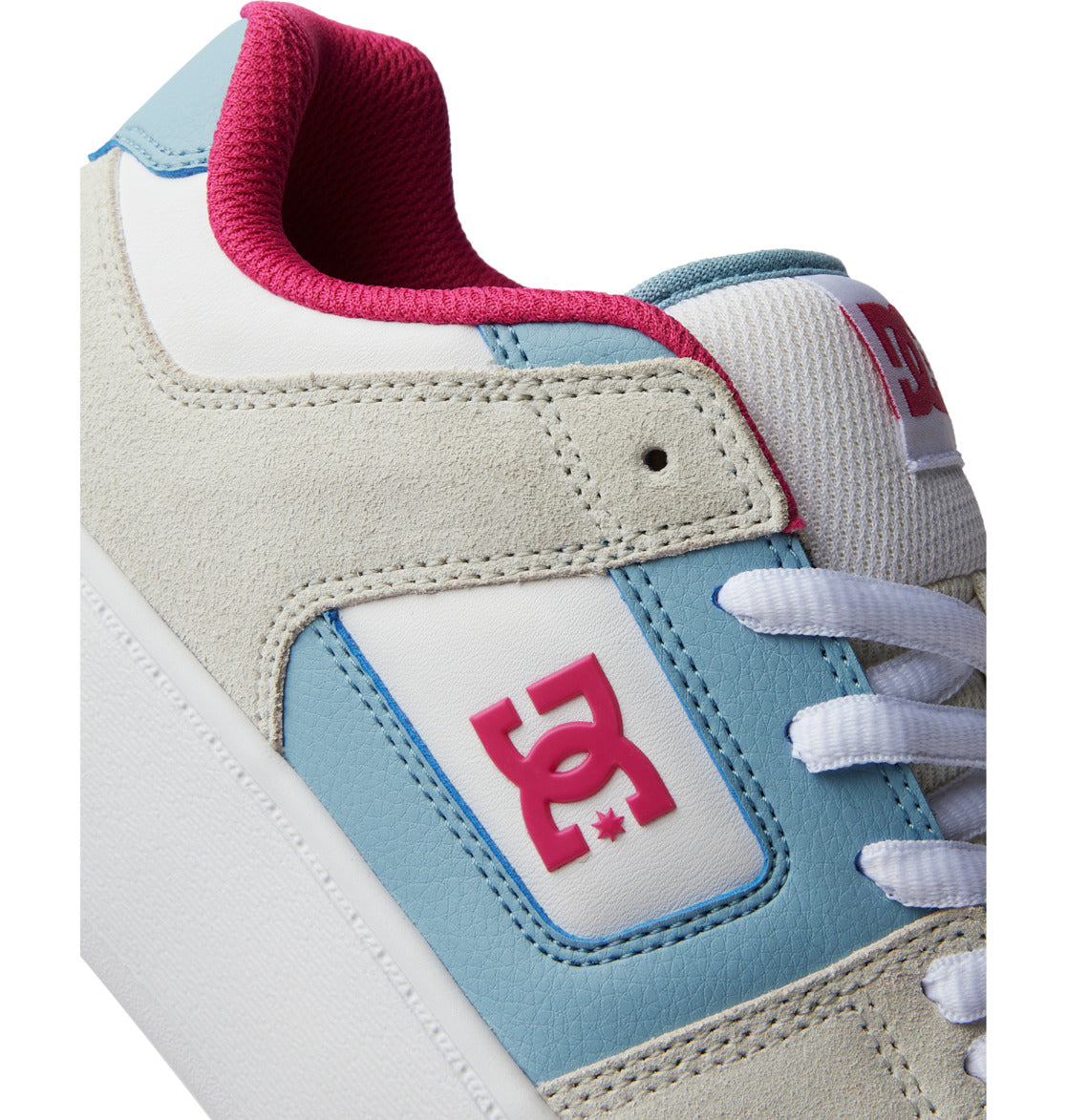 DC Manteca 4 Platform Women Sneakers Blue / Pink | US-6257RQK