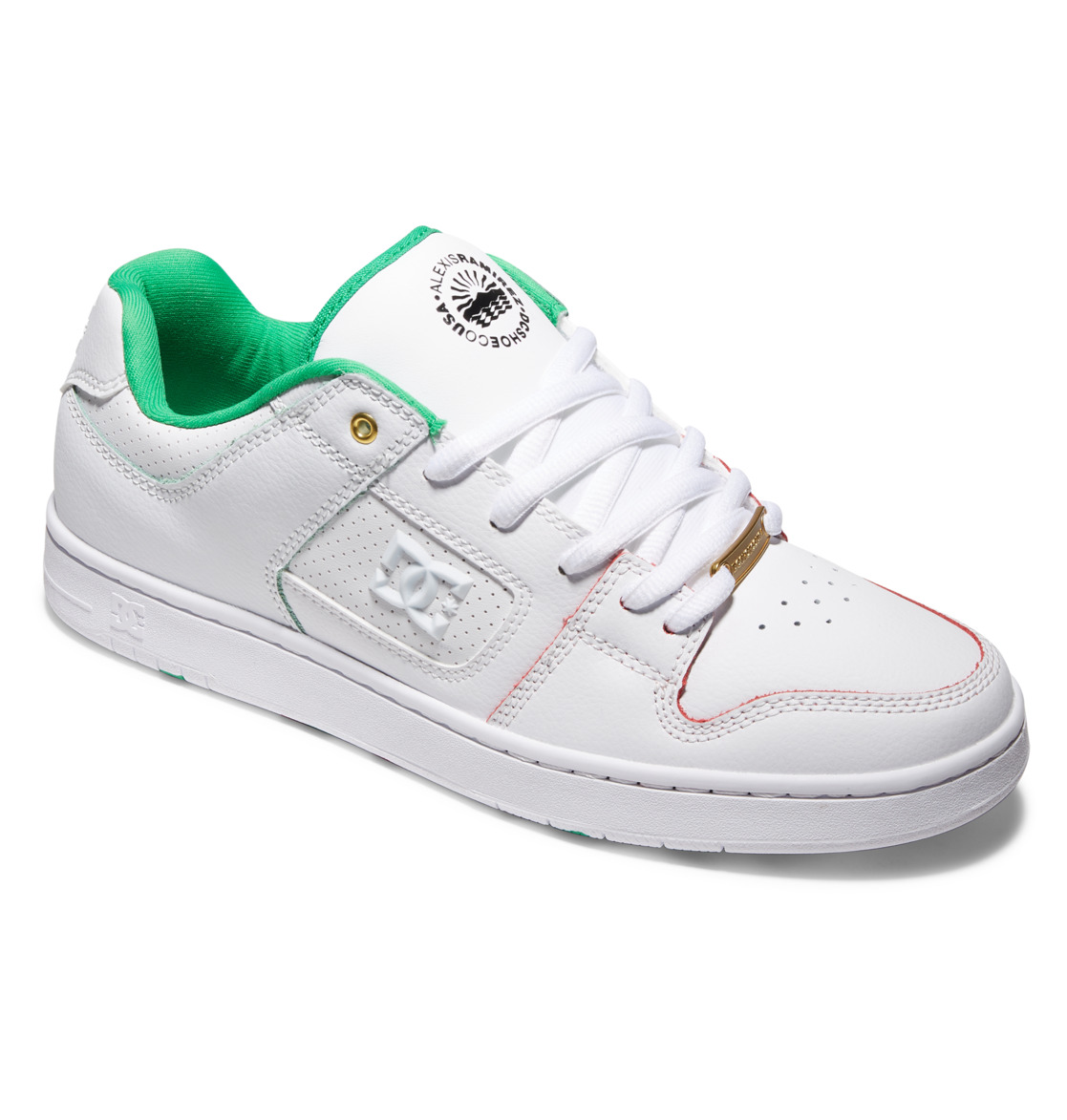 DC Manteca 4 S Alexis Ramirez Men Skate Shoes White / Red | US-8635PQI