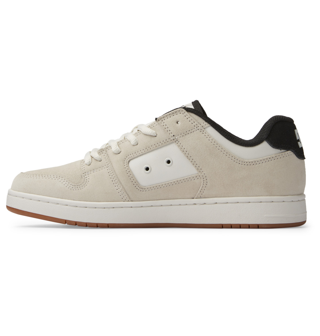 DC Manteca S Leather Men Skate Shoes White | US-7562ABS