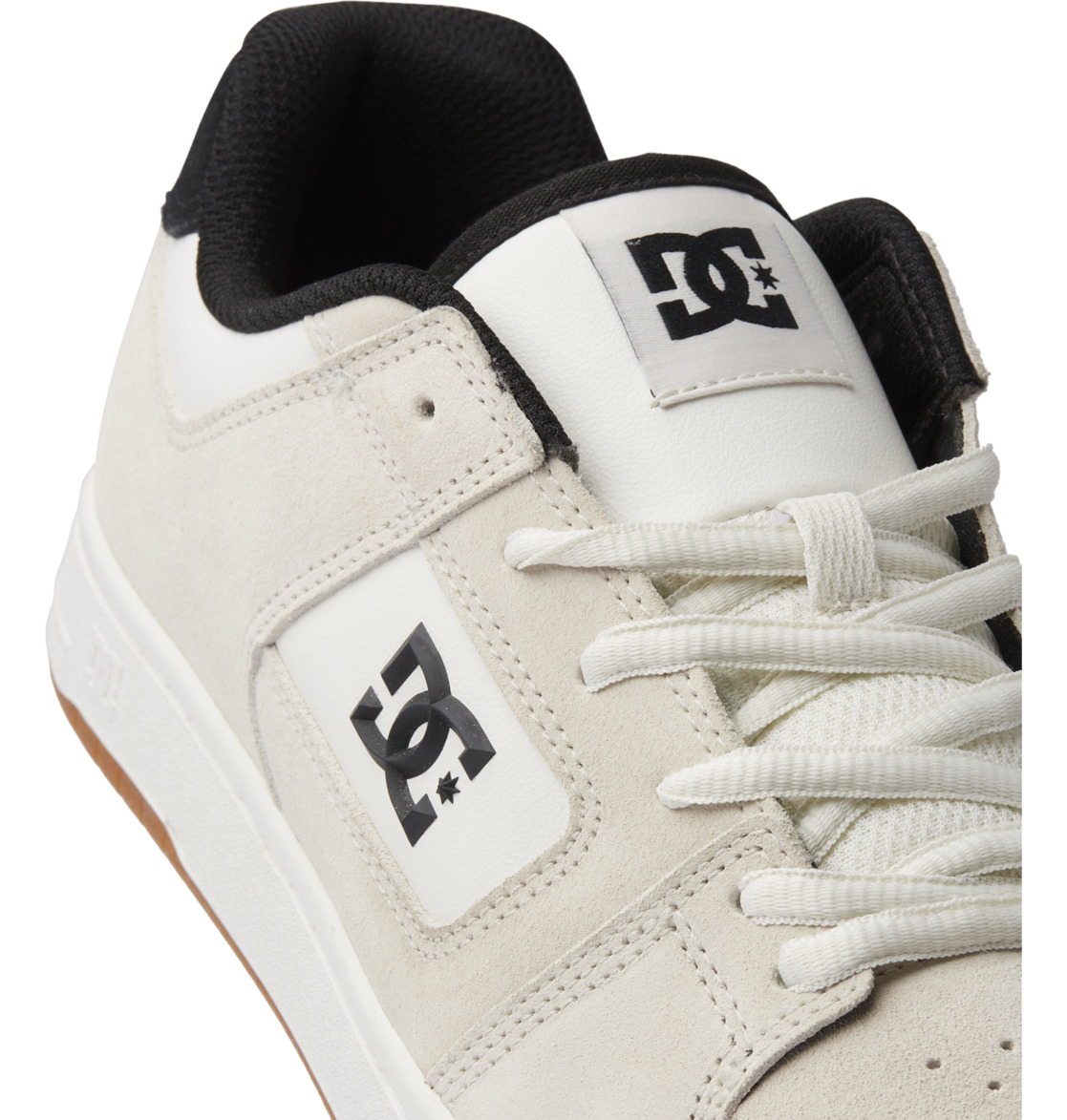 DC Manteca S Leather Men Skate Shoes White | US-7562ABS