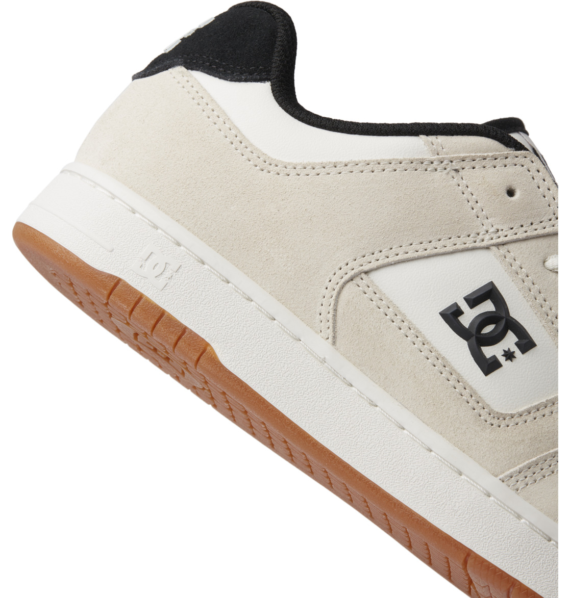 DC Manteca S Leather Men Skate Shoes White | US-7562ABS