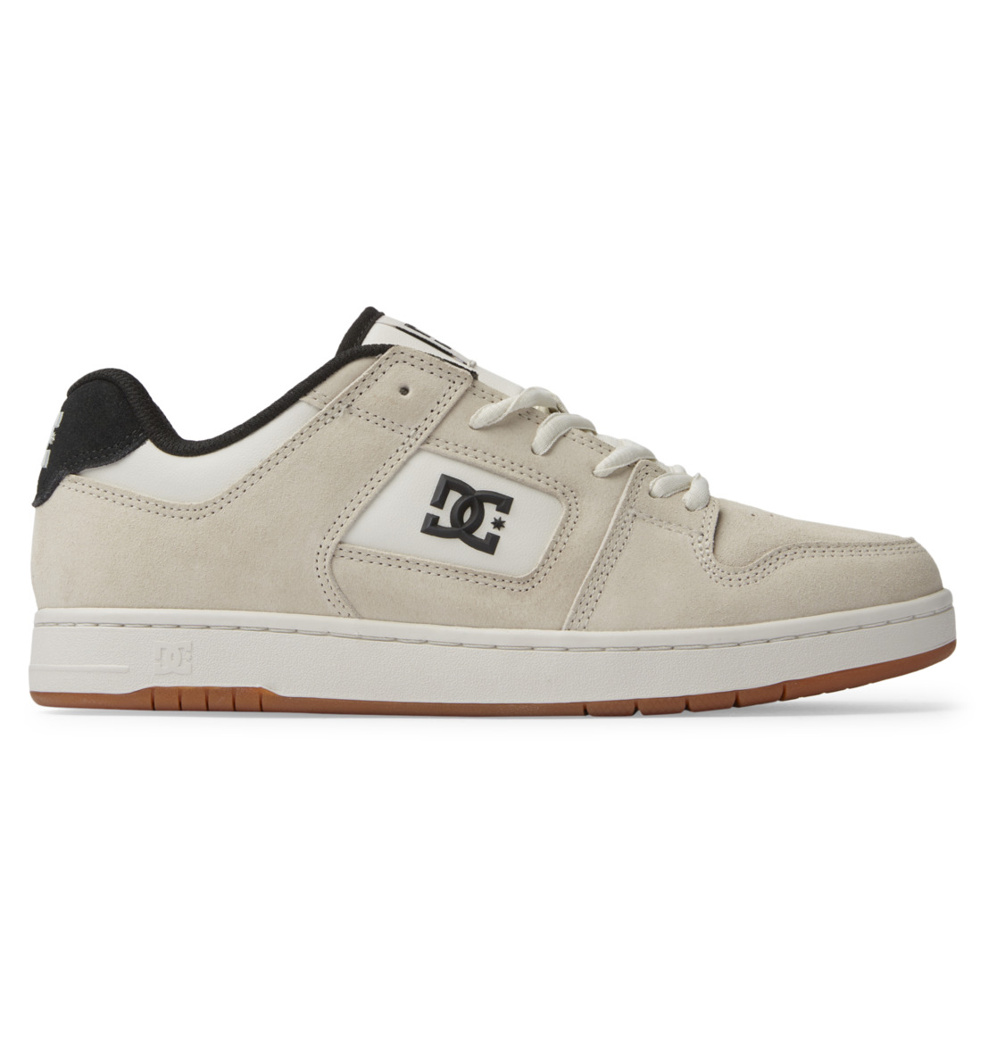 DC Manteca S Leather Men Skate Shoes White | US-7562ABS