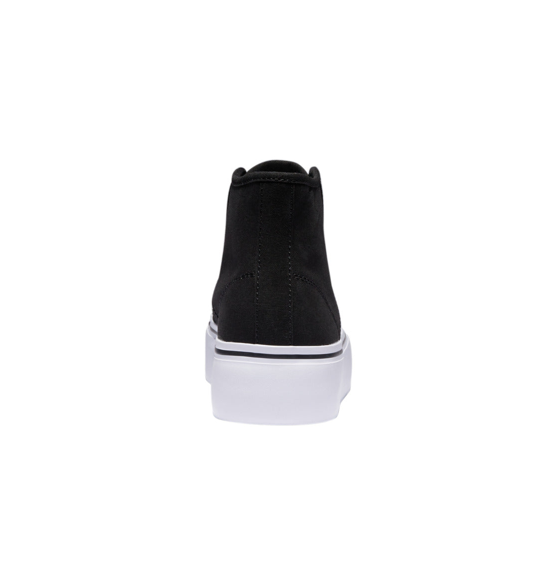 DC Manual Hi Platform High-Top Women Sneakers Black / White | US-1924MQU