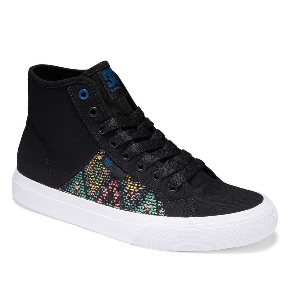 DC Manual Hi Tx Le High-Top Women Sneakers Blue | US-7516UCL