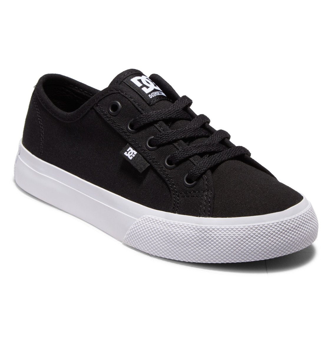 DC Manual Kids' Sneakers Black / White | US-4671VLE