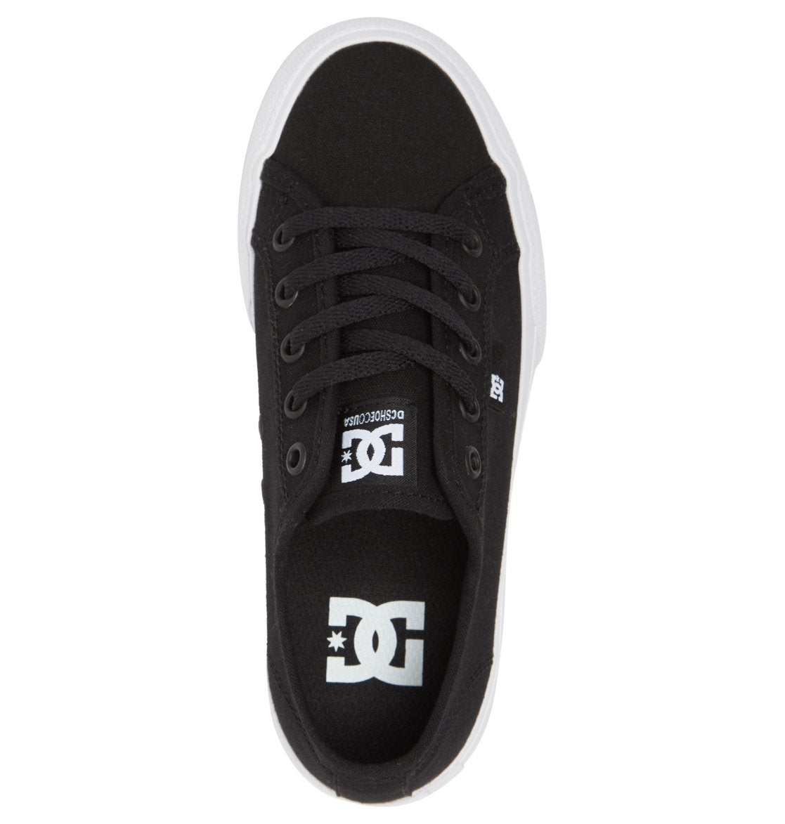 DC Manual Kids' Sneakers Black / White | US-4671VLE