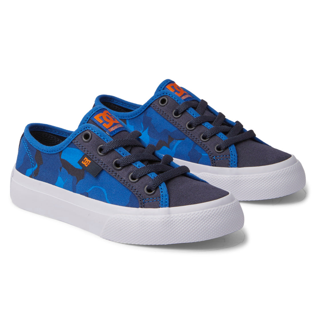 DC Manual Kids' Sneakers Blue / Orange | US-4720LHF