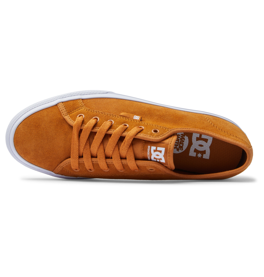 DC Manual Le Men Sneakers Brown / White | US-5249PTI