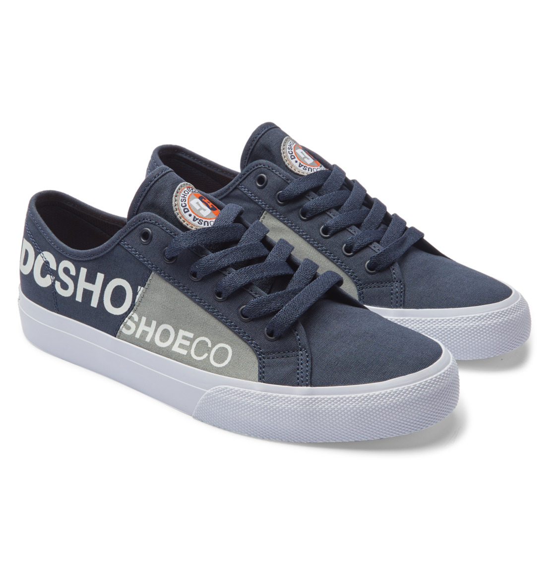 DC Manual Men Sneakers Navy / Orange | US-5034NLY