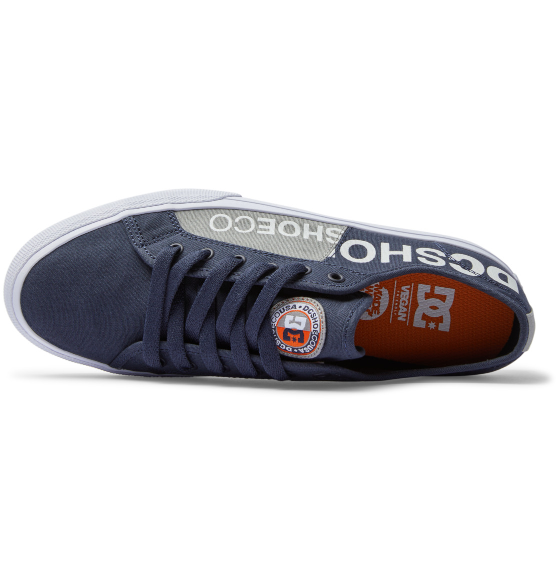 DC Manual Men Sneakers Navy / Orange | US-5034NLY