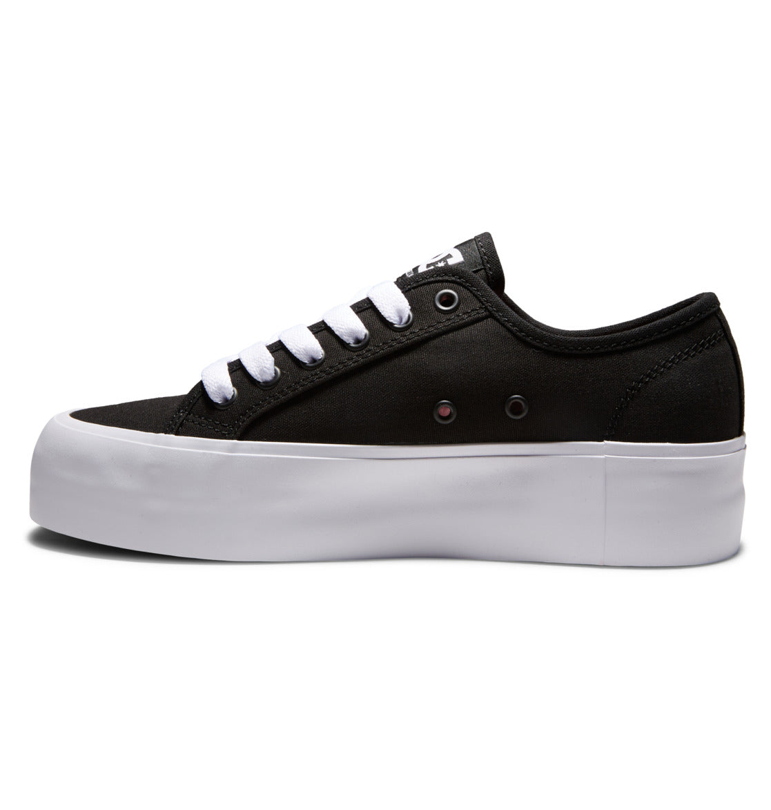 DC Manual Platform Women Sneakers Black / White | US-0472NIA