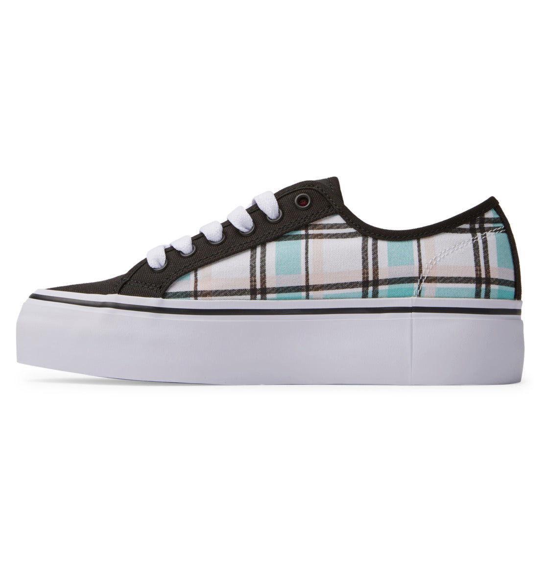 DC Manual Platform Women Sneakers Grunge Plaid | US-0482XVI