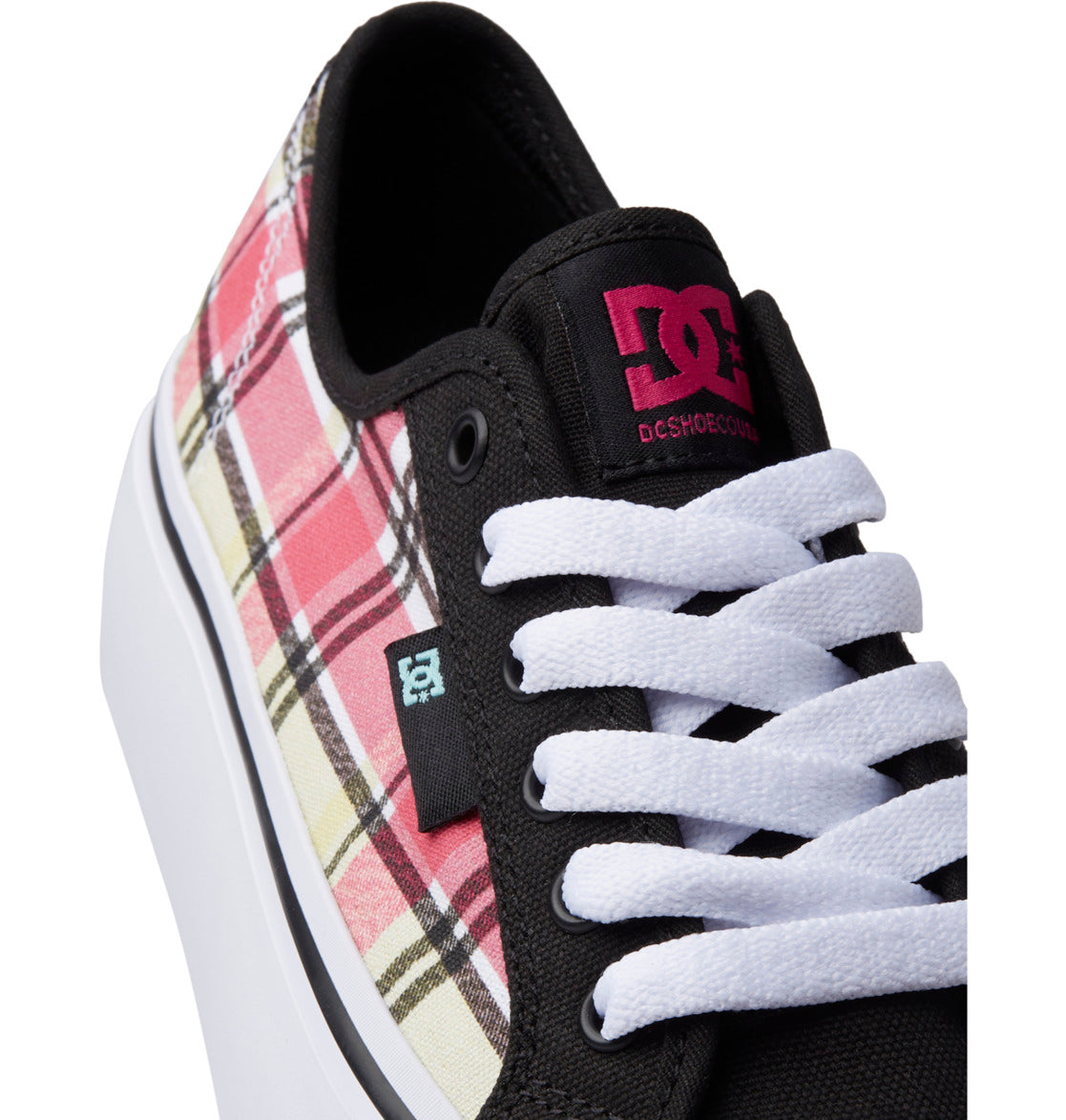 DC Manual Platform Women Sneakers Grunge Plaid | US-0482XVI