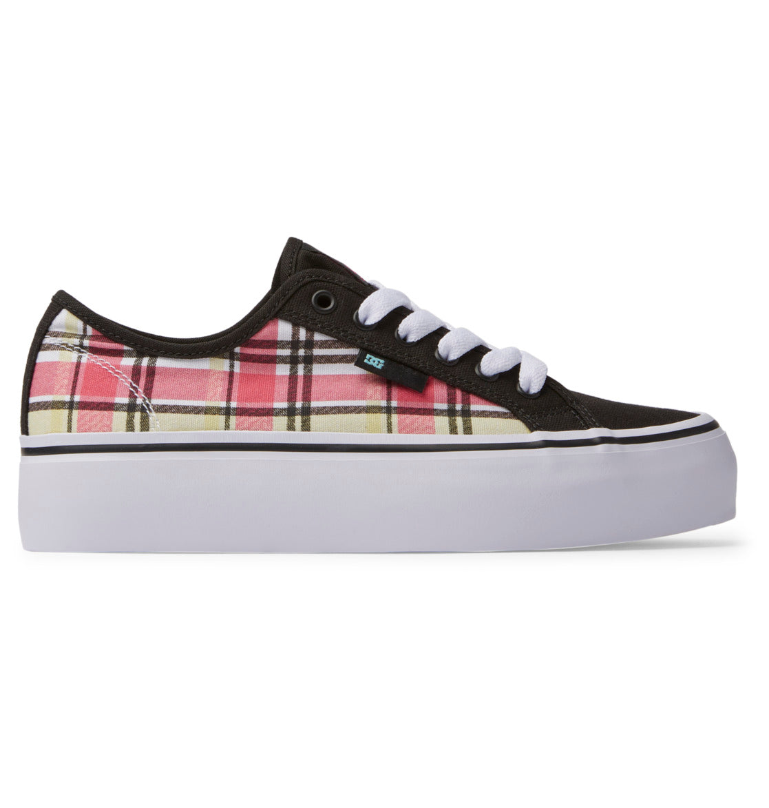 DC Manual Platform Women Sneakers Grunge Plaid | US-0482XVI