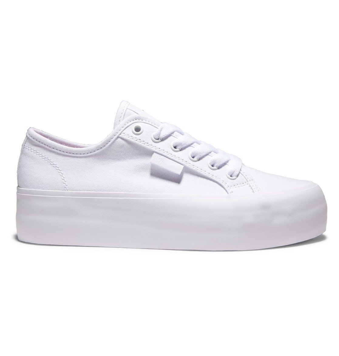 DC Manual Platform Women Sneakers White | US-7398VFD