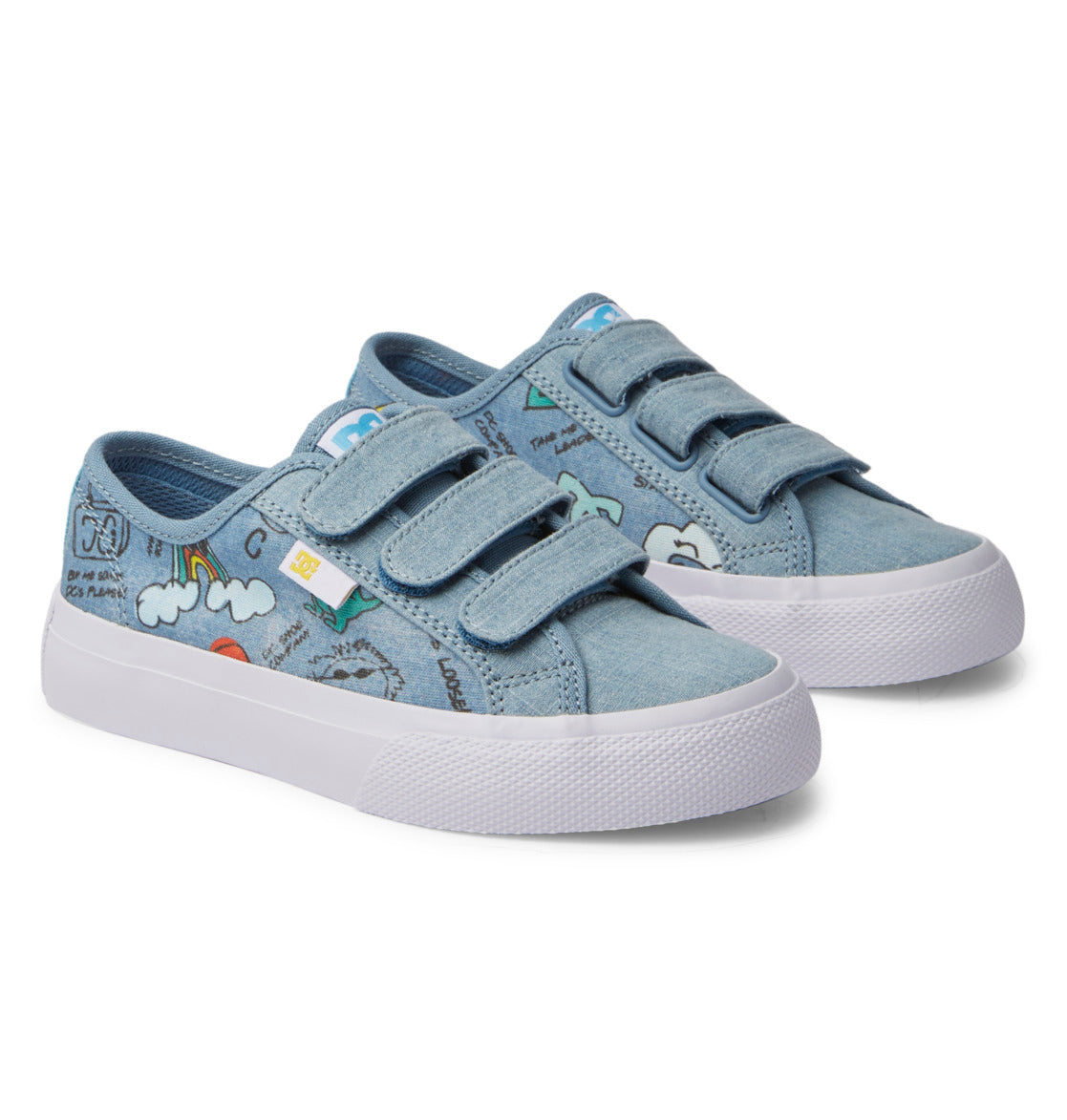 DC Manual V Kids' Sneakers Dark Blue | US-0764UWP