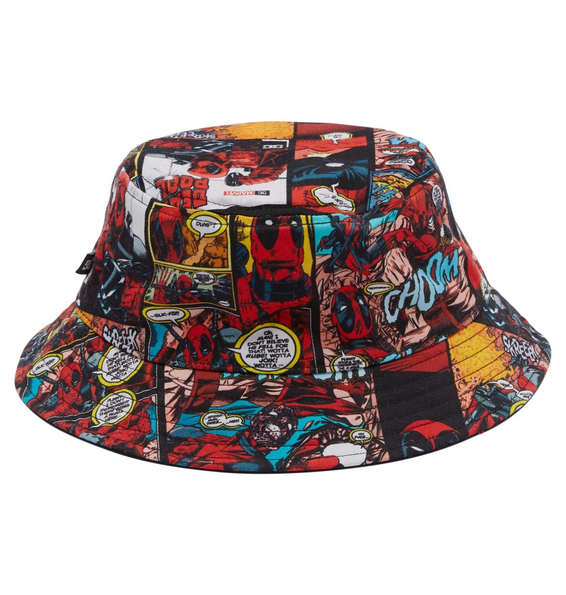 DC Marvel Deadpool X DC Reversible Bucket Men Hats Black | US-2159XIM