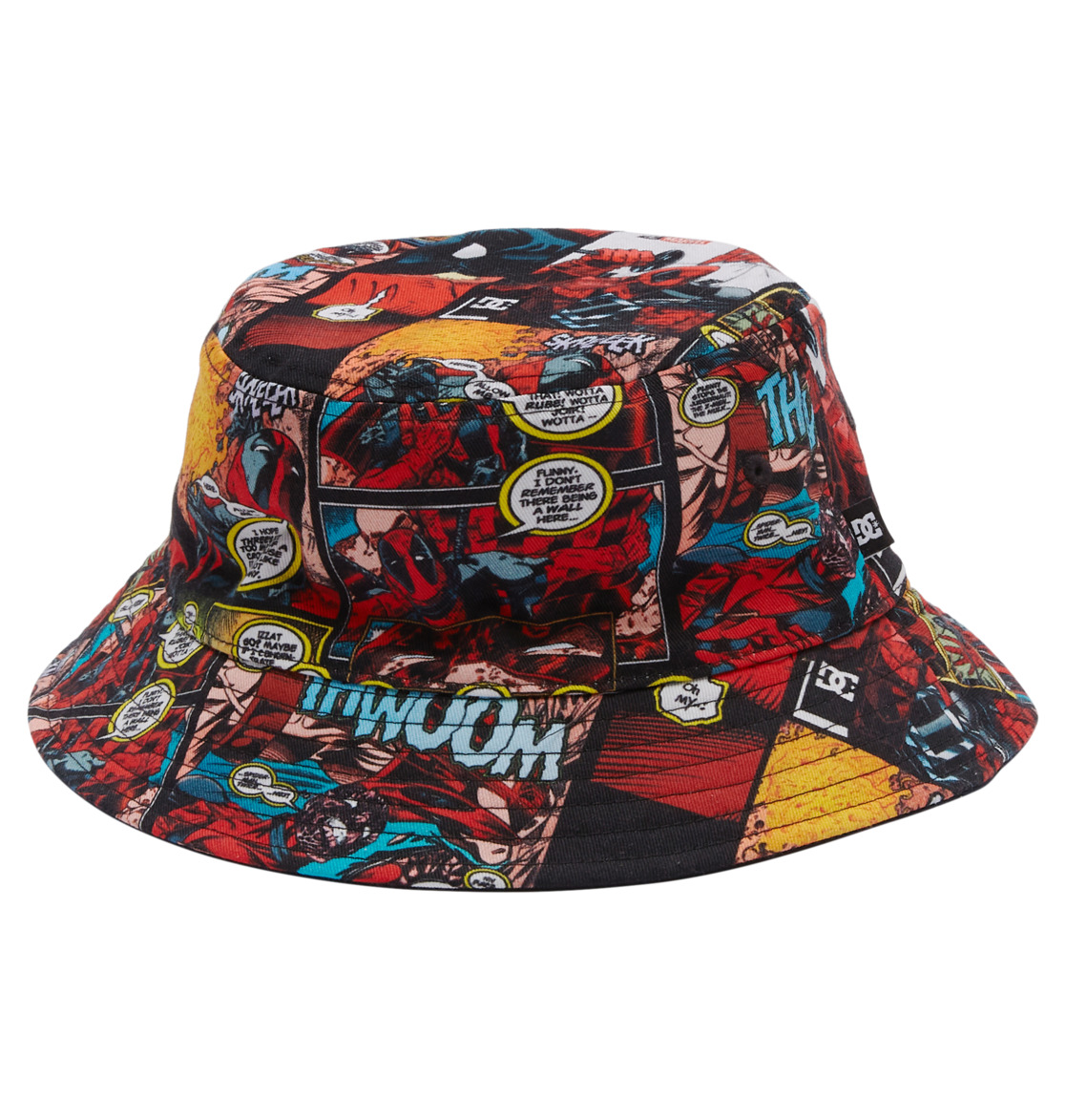 DC Marvel Deadpool X DC Reversible Bucket Men Hats Black | US-2159XIM