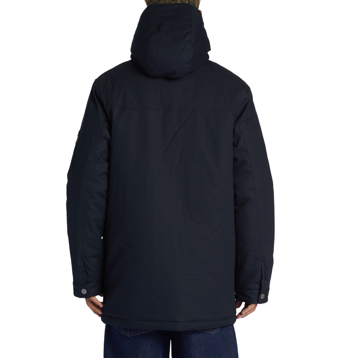 DC Maybury Hooded Parka Men Jackets Black | US-3945PAQ