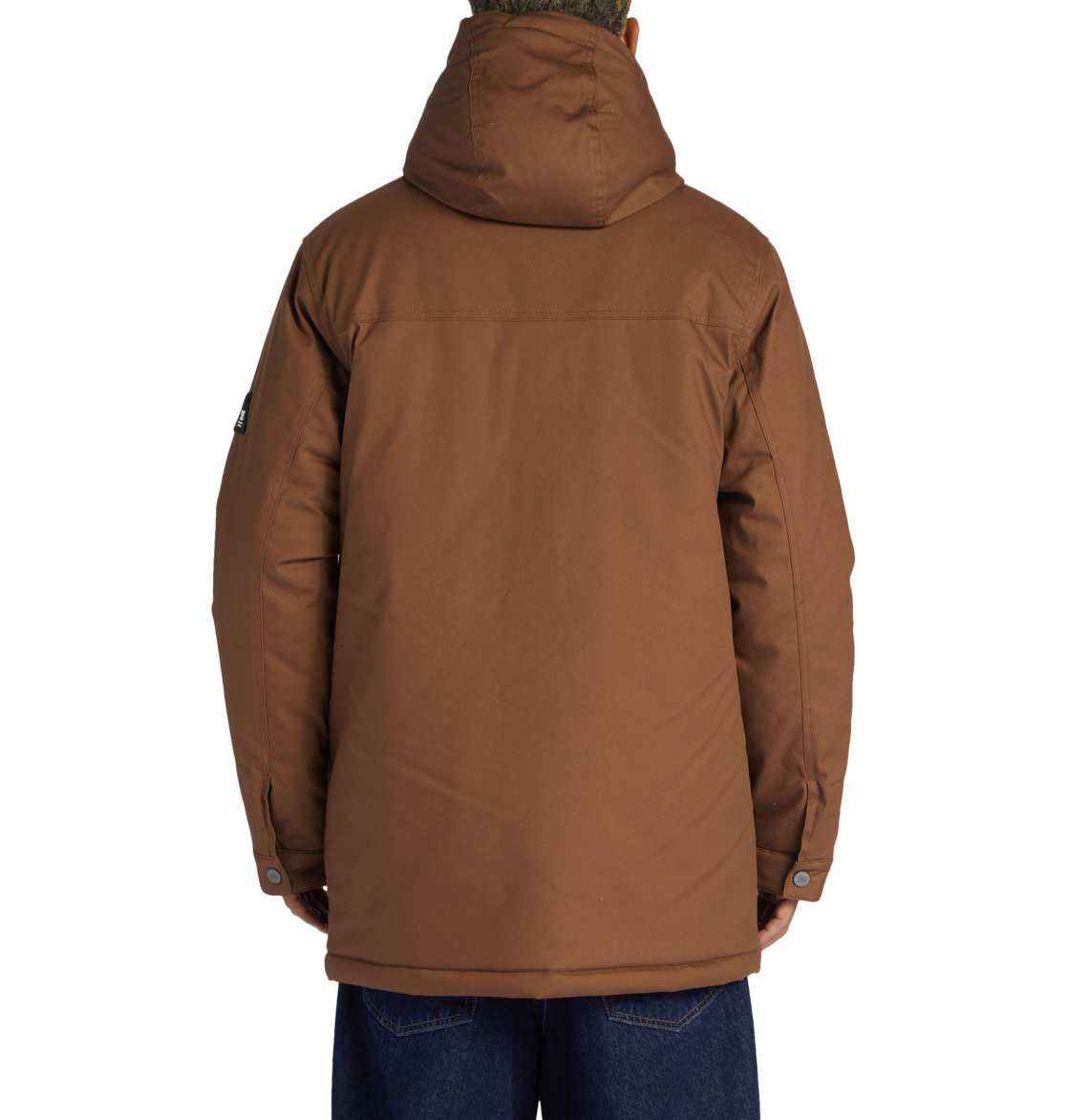 DC Maybury Hooded Parka Men Jackets Brown | US-5893WPE