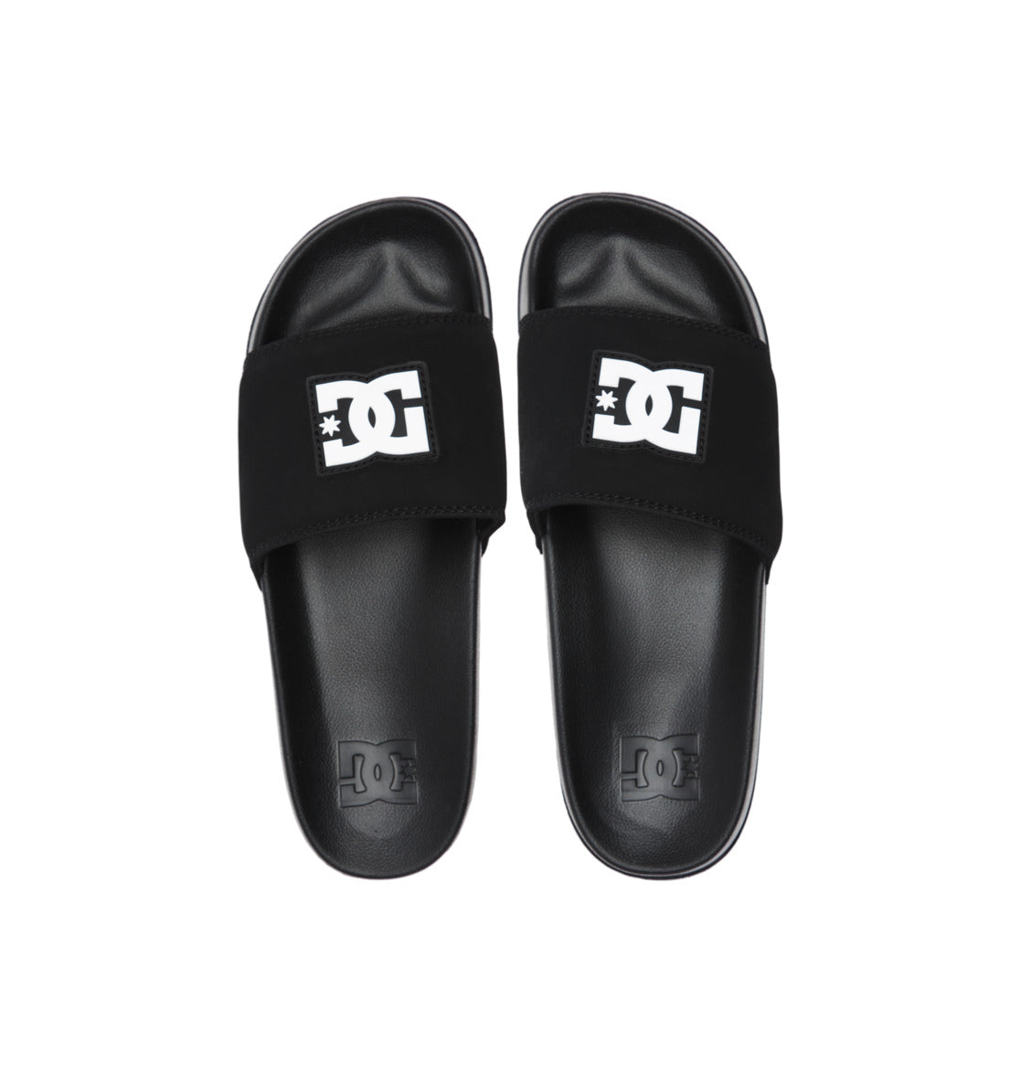 DC Men Slides Black / White | US-4896DFT