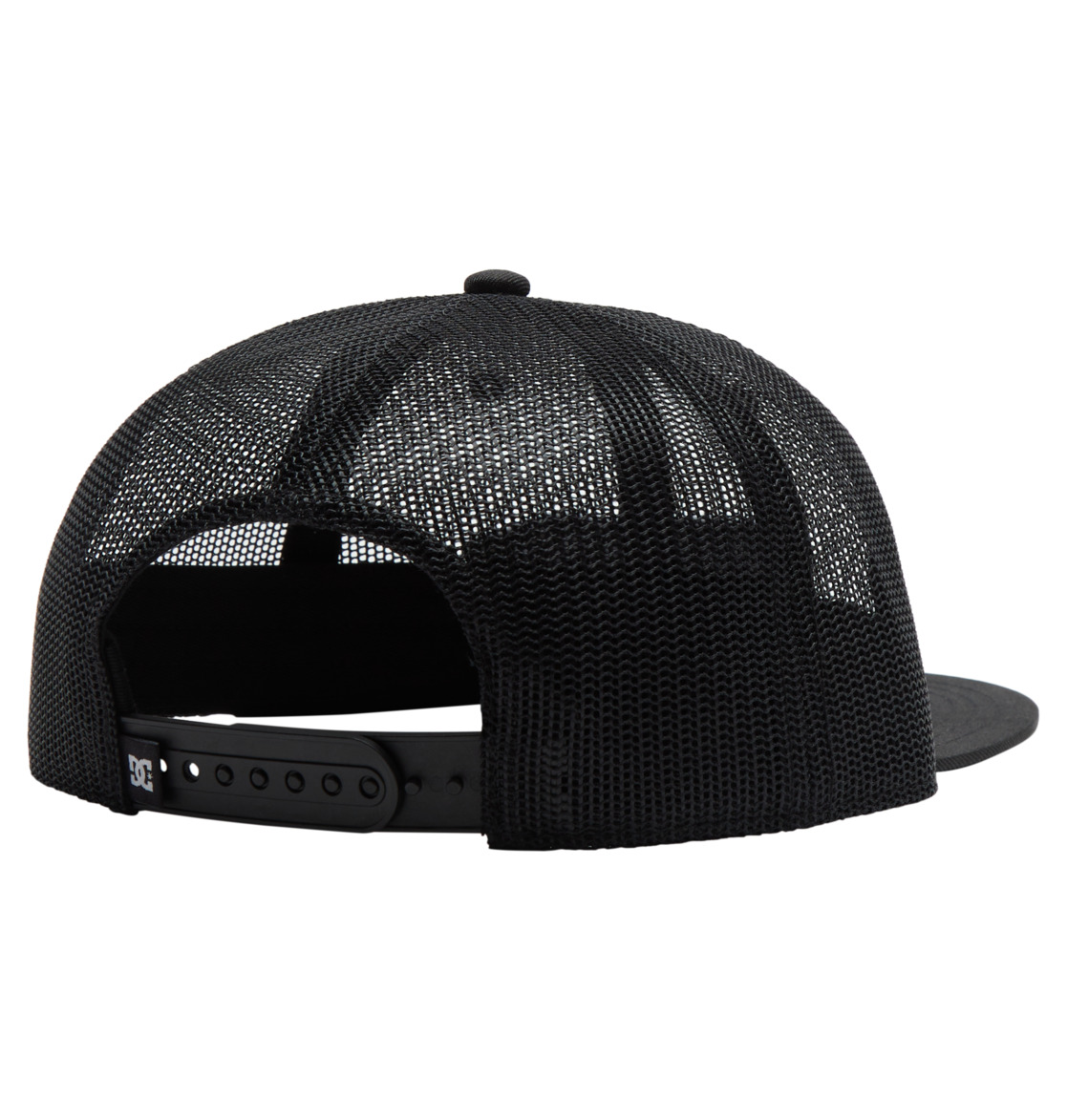 DC Meshed Up Snapback Men Caps Black | US-9647IWE