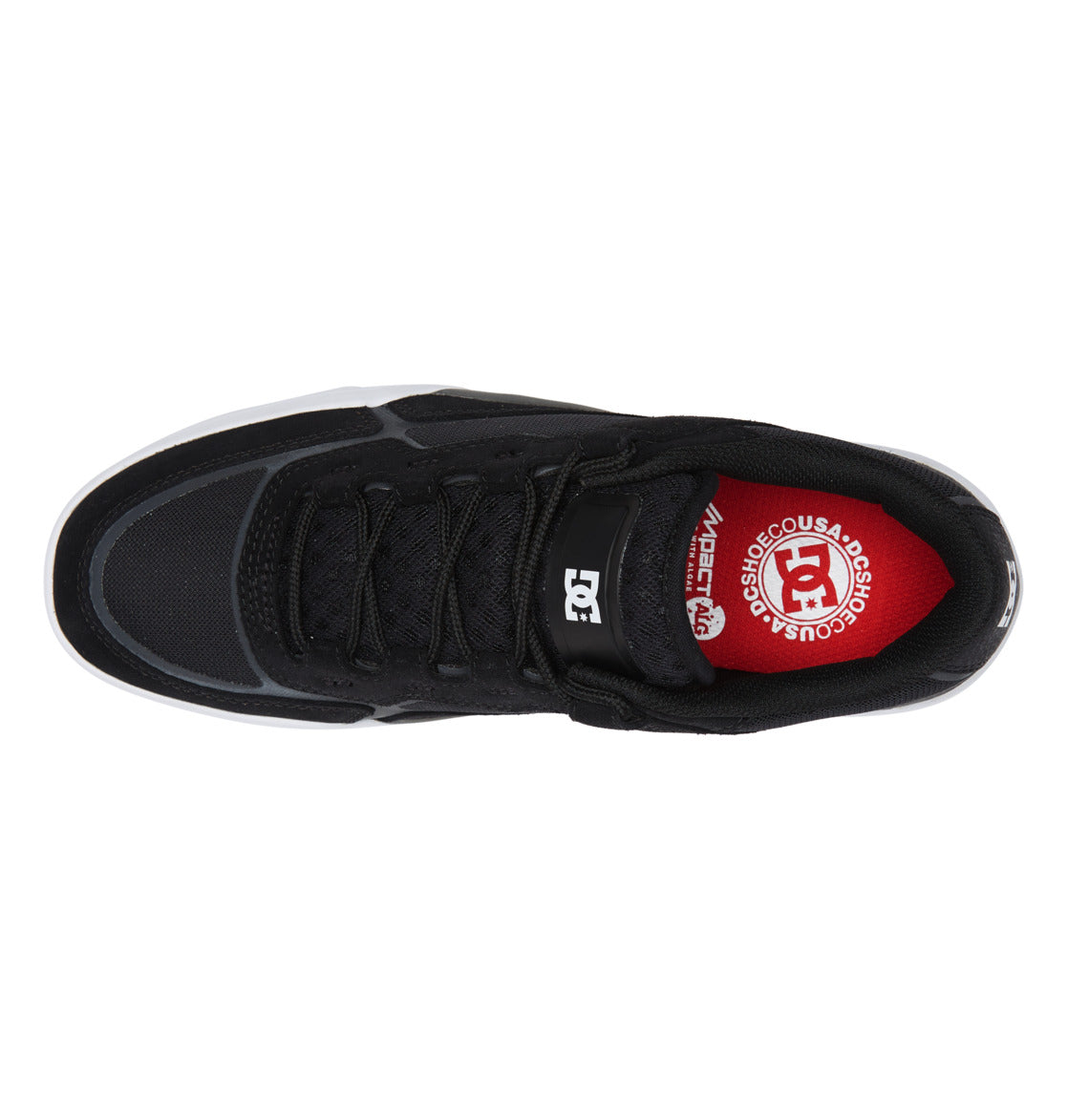 DC Metric Men Skate Shoes Black / Grey | US-8594GVB